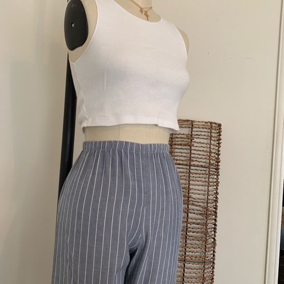 Brandy Melville blue white Frankie pants NWT - Picture 5 of 5